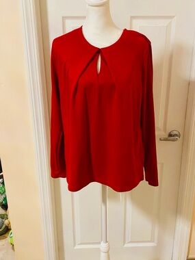 Liz Claiborne size medium red blouse